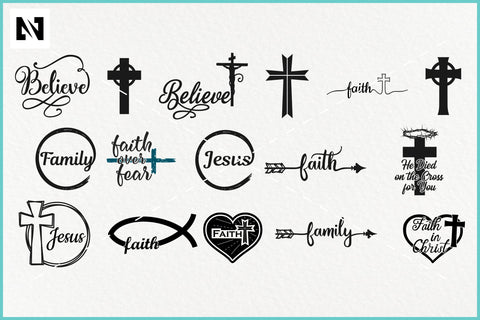 Religious Svg Bundle, Jesus Christ Svg, Faith Svg, Easter Svg SVG Pinoyart Kreatib 