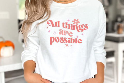 Religious SVG Design, All things are possible SVG FiveStarCrafting 