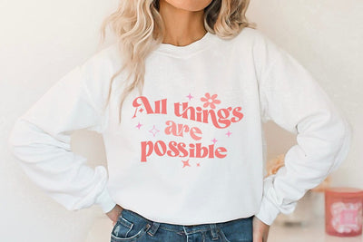 Religious SVG Design, All things are possible SVG FiveStarCrafting 