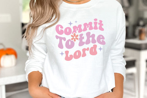 Religious SVG Design, Commit to the Lord SVG FiveStarCrafting 