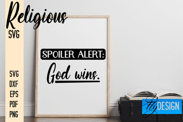 Religious SVG | Quotes Design SVG Fly Design 