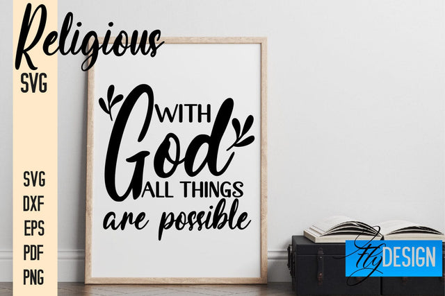Religious SVG | Quotes Design SVG Fly Design 