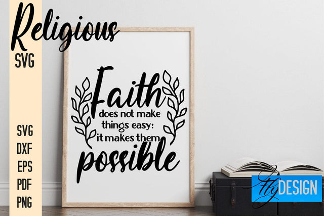 Religious SVG | Quotes Design SVG Fly Design 