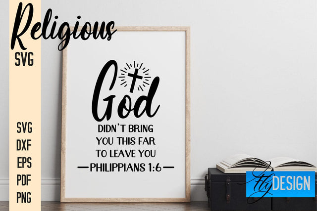 Religious SVG | Quotes Design SVG Fly Design 