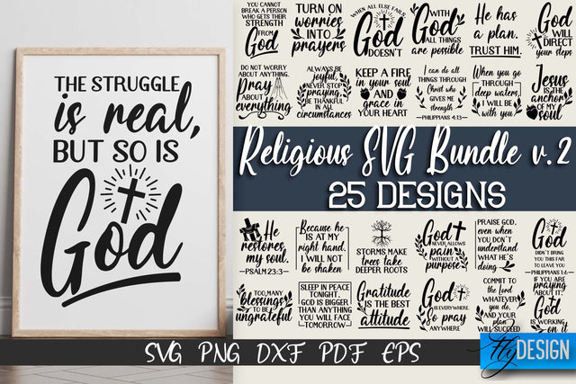 Religious SVG | Quotes Design SVG Fly Design 