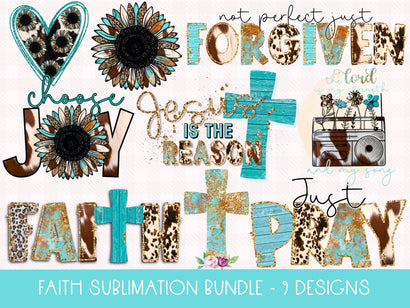 Religious Western Sublimation Bundle SVG The Wild Daisy 