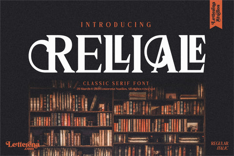 RELLIALE Font Letterena Studios 