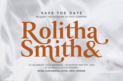 Rellita Display Font gatype 