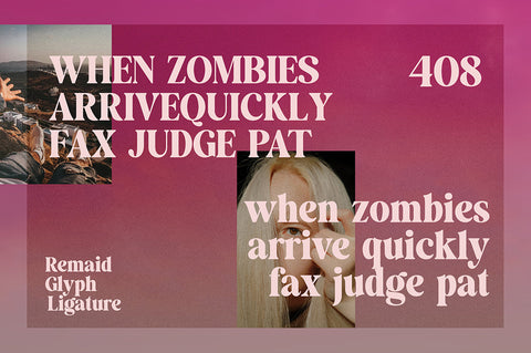 Remaid Typeface Font gatype 