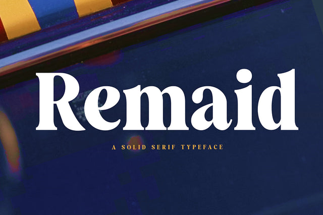 Remaid Typeface Font gatype 