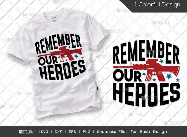 Remember Our Heroes SVG Cut File | Veteran Svg | Armistice Day Svg | Military Svg | Soldier Svg | Patriotic Svg | Veteran Quote Svg SVG ETC Craft 
