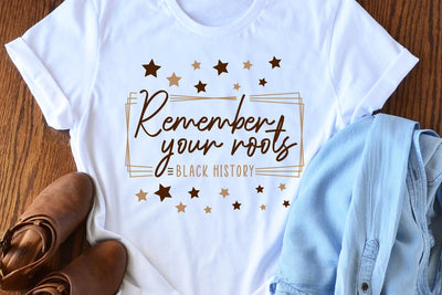Remember Your Roots | Black History SVG Cut File SVG zoellartz 