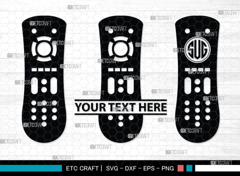 Remote Control Monogram, Remote Control Silhouette, Remote Svg, Tv Remote Svg, Controls Svg, Remote Button Svg, SB00083 SVG ETC Craft 