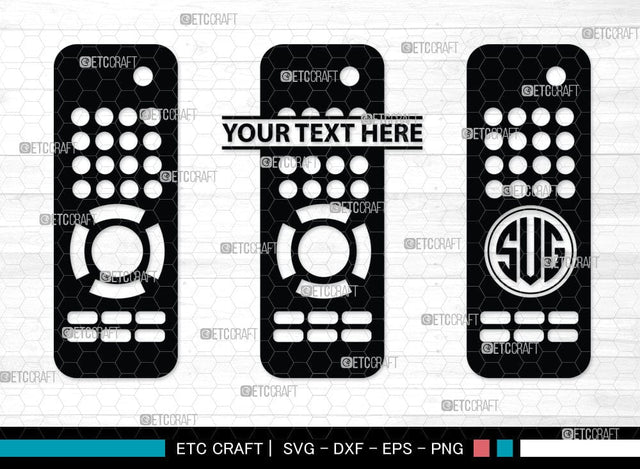 Remote Control Monogram, Remote Control Silhouette, Remote Svg, Tv Remote Svg, Controls Svg, Remote Button Svg, SB00083 SVG ETC Craft 