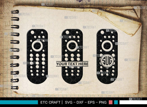 Remote Control Monogram, Remote Control Silhouette, Remote Svg, Tv Remote Svg, Controls Svg, Remote Button Svg, SB00083 SVG ETC Craft 
