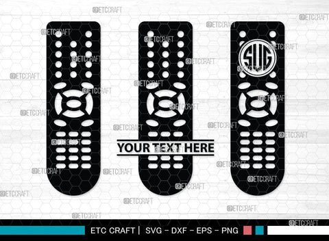 Remote Control Monogram, Remote Control Silhouette, Remote Svg, Tv Remote Svg, Controls Svg, Remote Button Svg, SB00083 SVG ETC Craft 