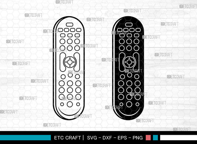 Remote Control SVG, TV Remote svg, Remote Svg, Controler Svg, Remote Button Svg, Remote Controls Svg SVG ETC Craft 