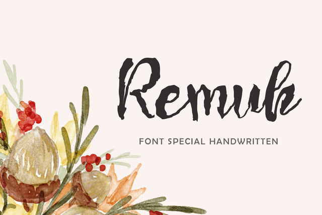 Remuk Font Prasetya Letter 