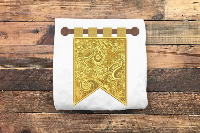 Renaissance Banner Flag Applique Embroidery Embroidery/Applique DESIGNS Designed by Geeks 