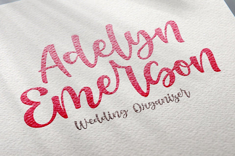 Renatta Walters - Modern Script Font Font Kotak Kuning Studio 