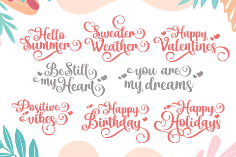 Renitha Font Holydie Studio 