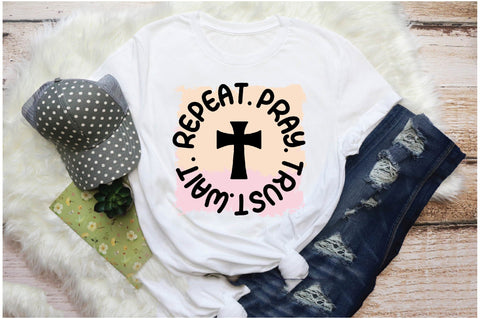 Repeat. Pray. Trust.wait Sublimation Sublimation Jagonath Roy 