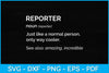 Reporter Definition Svg Design - So Fontsy