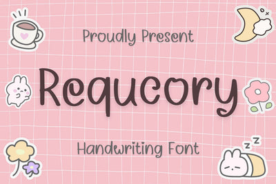 Requcory Handwriting Font Font Aisyah 