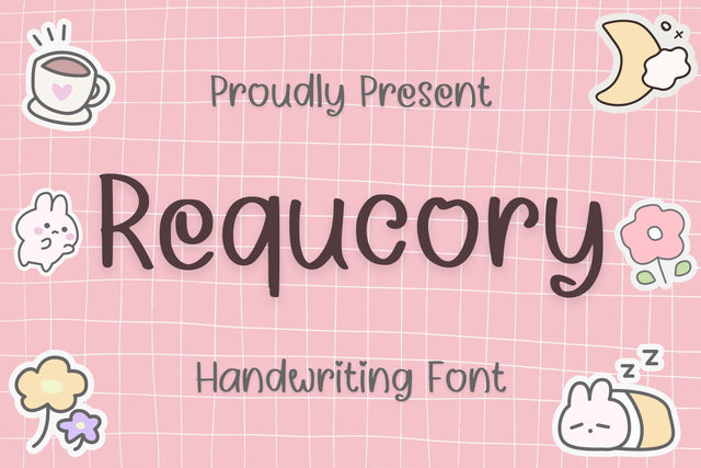 Requcory Handwriting Font Font Aisyah 