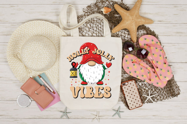 Rerto Holly Jolly Vibes Sublimation Sublimation SVGista 