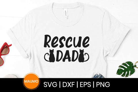 Rescue dad, pet svg quote SVG Maumo Designs 