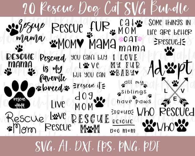 rescue mom svg, dog mom svg bundle, cat mom svg, fur mama svg, rescue dog mama svg, rescue mama svg, fur babies svg, dog svg, cat svg, png, SVG WildOakSVG 