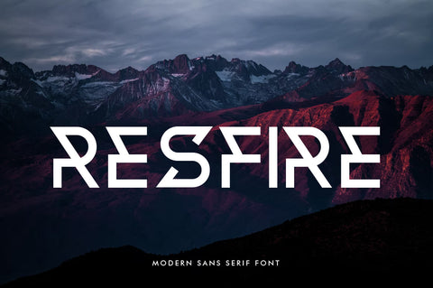 Resfire – Modern Sans Serif Font Font Vultype Co 