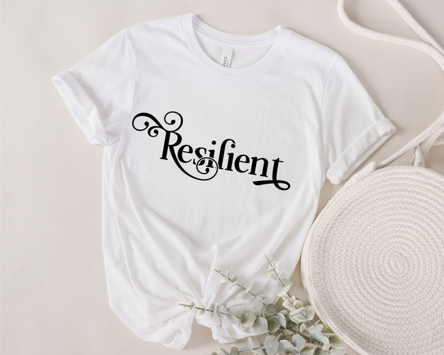 Resilient svg, Be Resilient SVG, She's Resilient SVG, You Matter Svg, Strength Svg, Strong Woman Svg, Inner Strength Svg,Love Svg, inspirational womens design, svg for cricut, cut file, svg png for sublimation SVG Fauz 