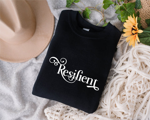Resilient svg, Be Resilient SVG, She's Resilient SVG, You Matter Svg, Strength Svg, Strong Woman Svg, Inner Strength Svg,Love Svg, inspirational womens design, svg for cricut, cut file, svg png for sublimation SVG Fauz 