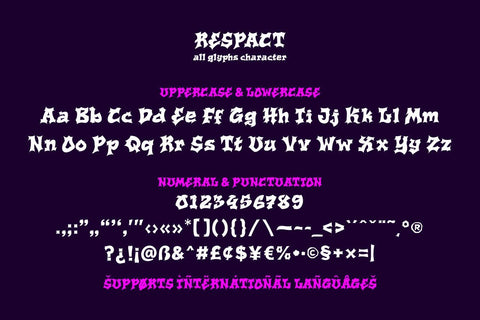 Respact Font twinletter 