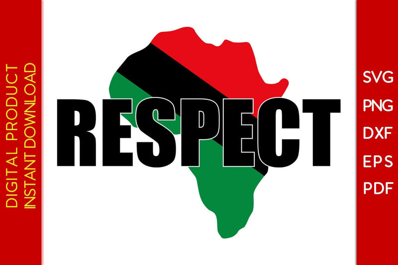 Respect Kwanzaa Flag SVG PNG EPS Cut File - So Fontsy