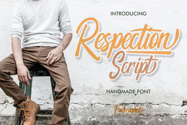 Respection Script Font Fachranheit Studio