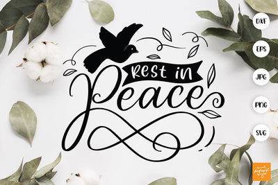 Rest In Peace SVG Memorial Quotes SVG dapiyupi store 
