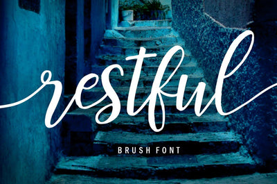 Restful Script Font Great Studio