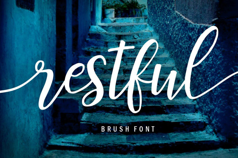 Restful Script Font Great Studio