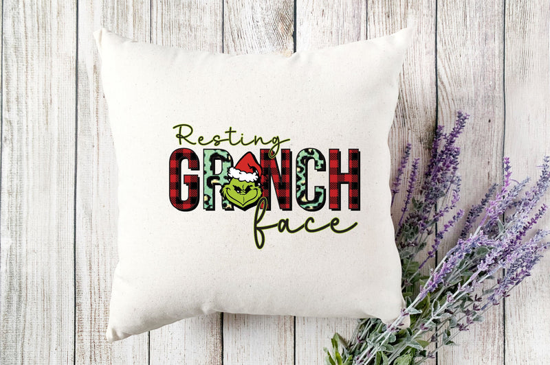 Resting grinch face Sublimation Sublimation SVGista 