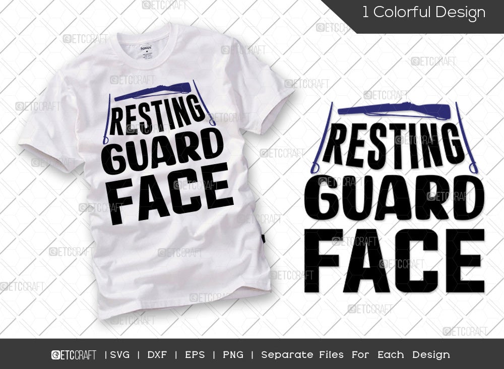 Resting Guard Face SVG Cut File | Color Guard Flag Svg | Marching Band ...