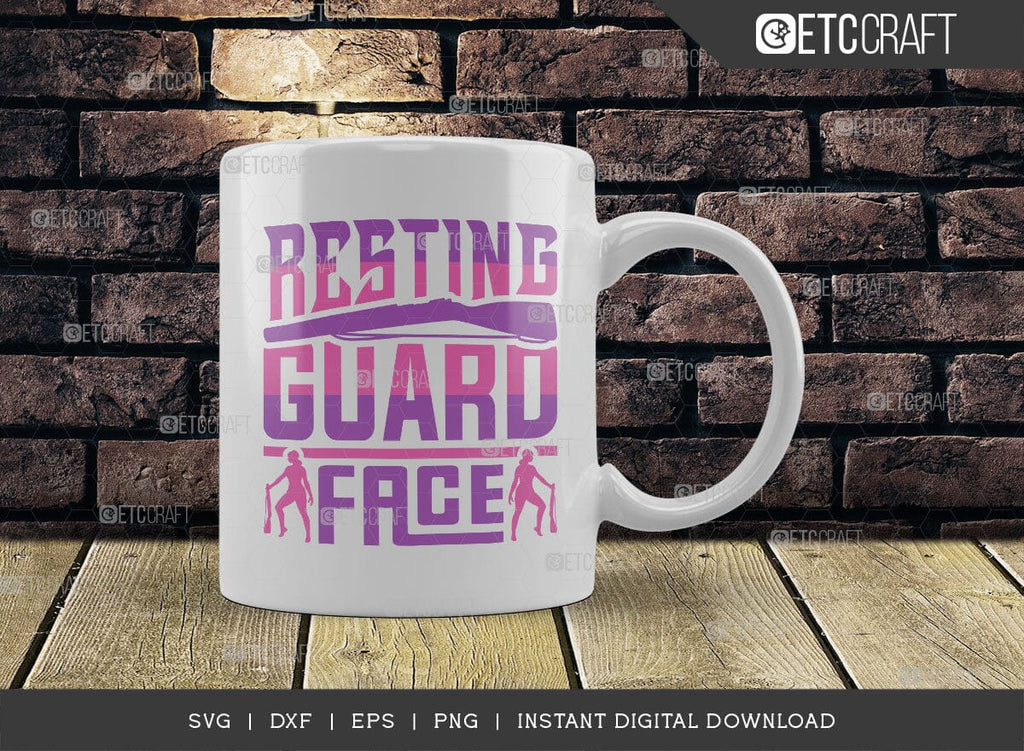 Resting Guard Face SVG Cut File, Marching Band Svg, Color Guard Svg ...