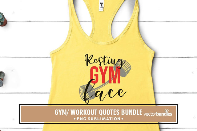 Resting gym face sublimation Sublimation vectorbundles 