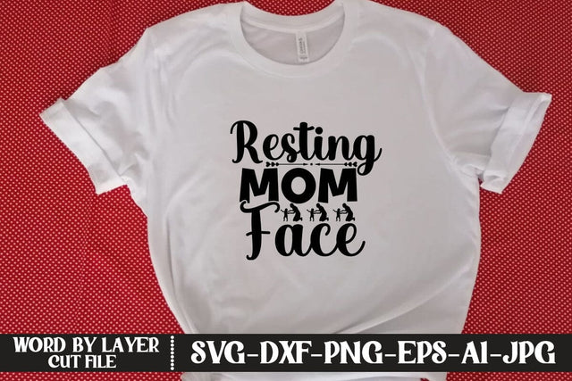 Resting Mom Face SVG MStudio 