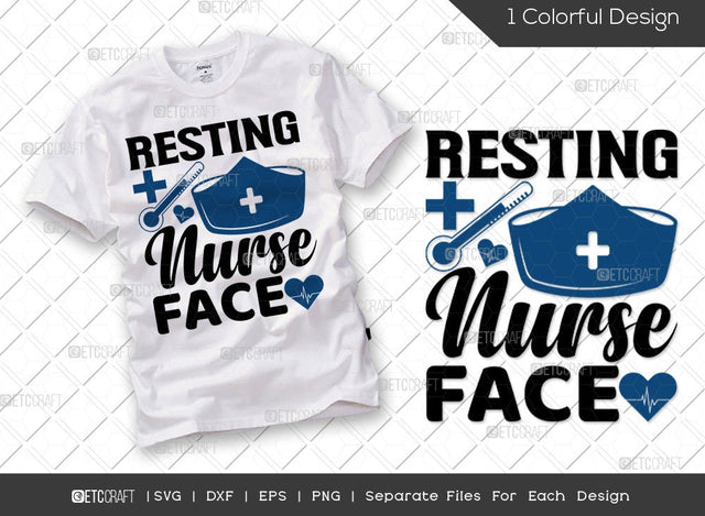 Resting Nurse Face SVG Cut File | Nurse Assistant Svg | Funny Nurse Svg | Nursing Graduate Svg | Medical Svg | Nurse Life Svg | Nurse Quote Svg SVG ETC Craft 