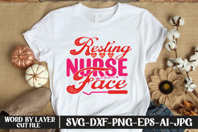 Resting Nurse Face SVG CUT FILE SVG MStudio 