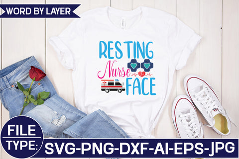 Resting Nurse Face SVG Cut File SVG Studio Innate 