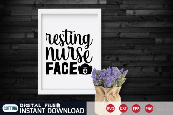 resting nurse face SVG md faruk hossain 